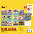 Cover of 'Bobs Burgers 2027 Wall Calendar (Includes Stickers)' by Twentieth Century Studios, Inc. 